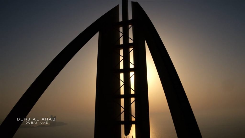 Burj Al Arab — aerial videography by Sky Vision Dubai